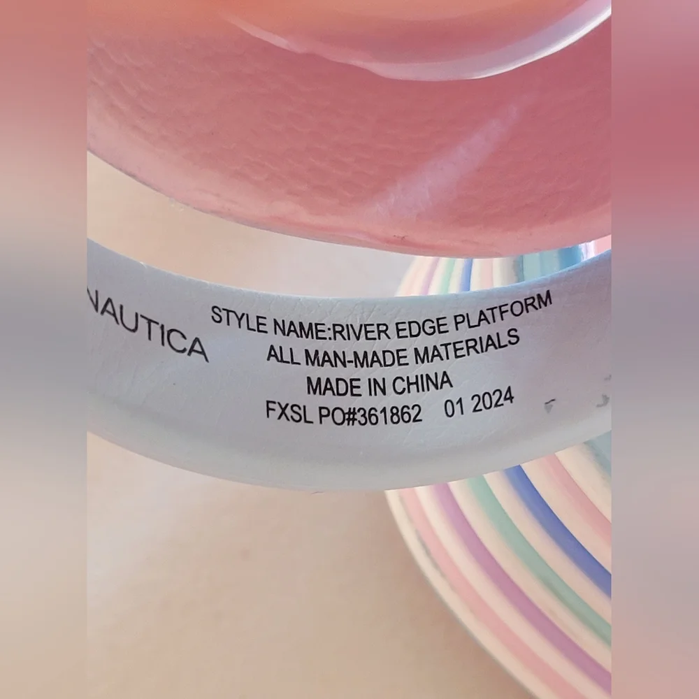 Nautica Kids Pastel Clog with Butterfly Accent. Little Girls 12